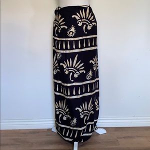 Apple 🍎shop wrap skirt or dress black and yellow